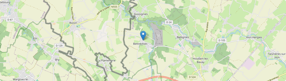 Bettrechies - Carte