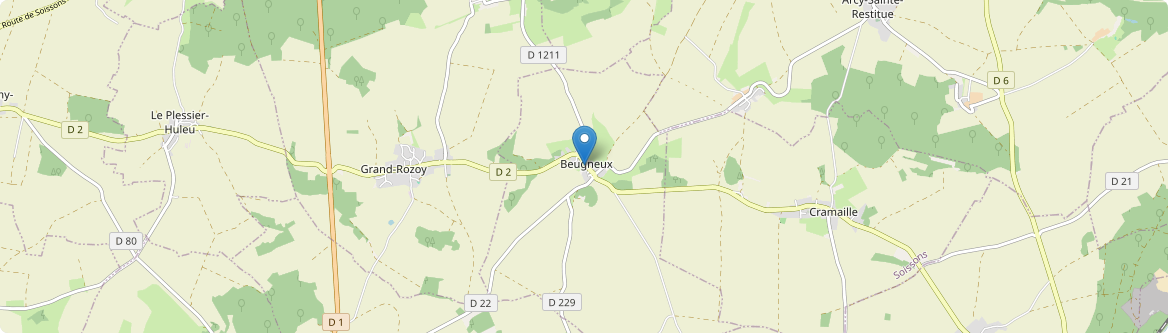 Beugneux - Carte