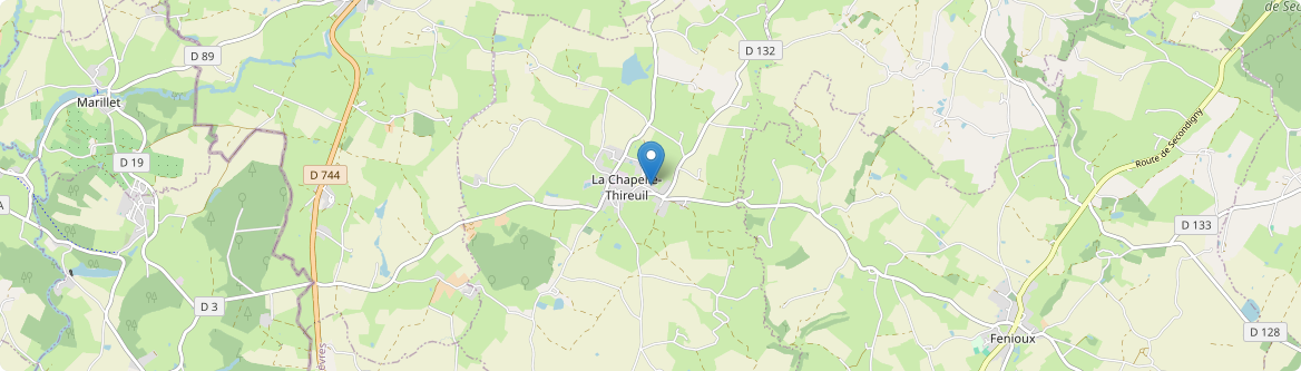 Beugnon-Thireuil - Carte