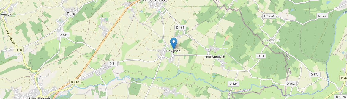 Beugnon - Carte