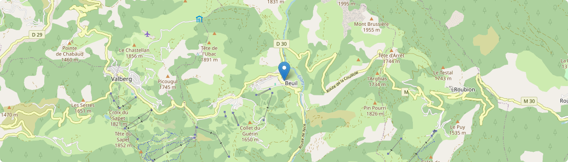 Beuil - Carte