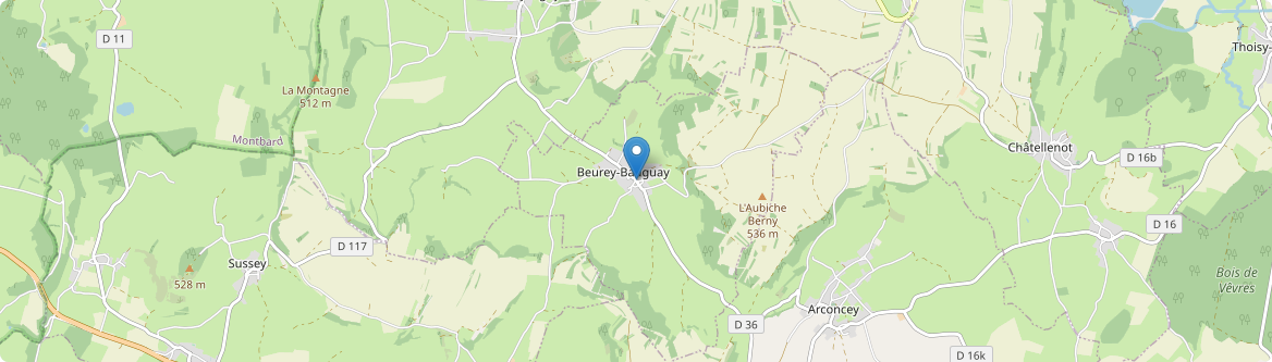 Beurey-Bauguay - Carte