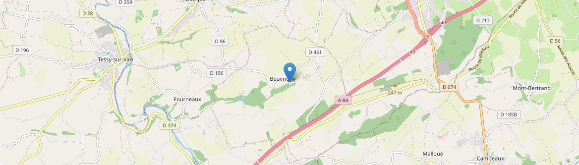 Beuvrigny - Carte