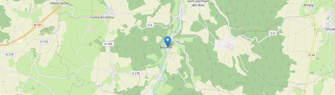 Beuvron - Carte