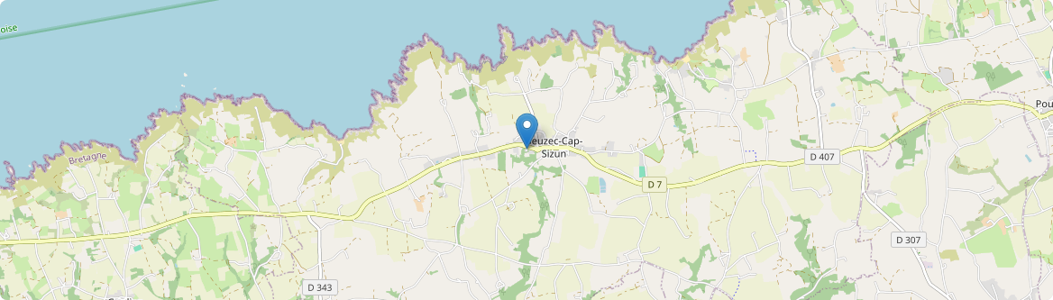 Beuzec-Cap-Sizun - Carte
