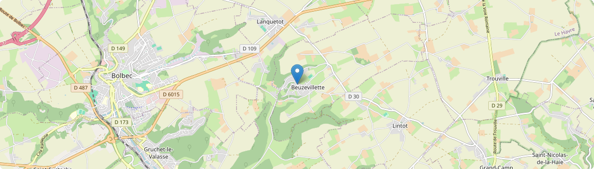 Beuzevillette - Carte