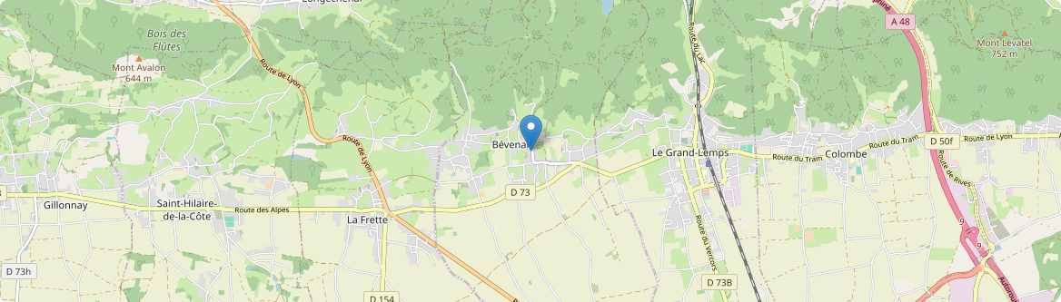 Bévenais - Carte