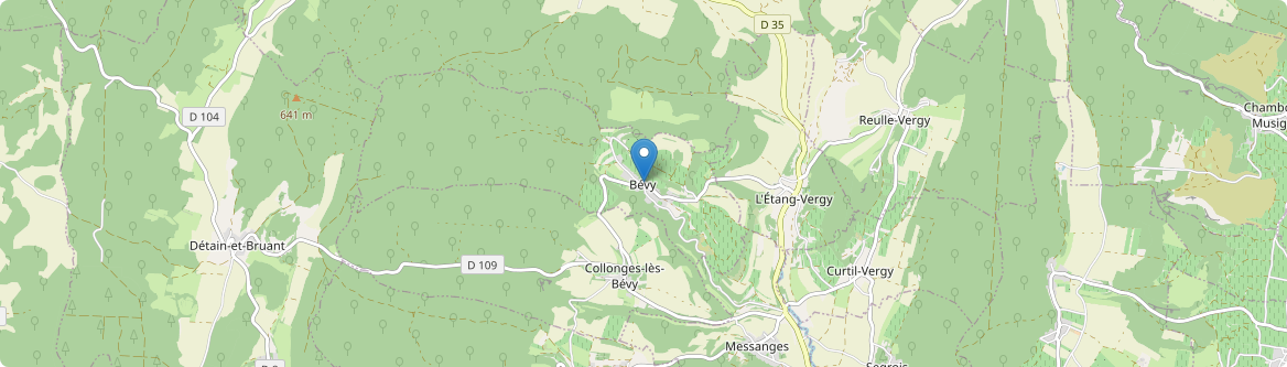 Bévy - Carte