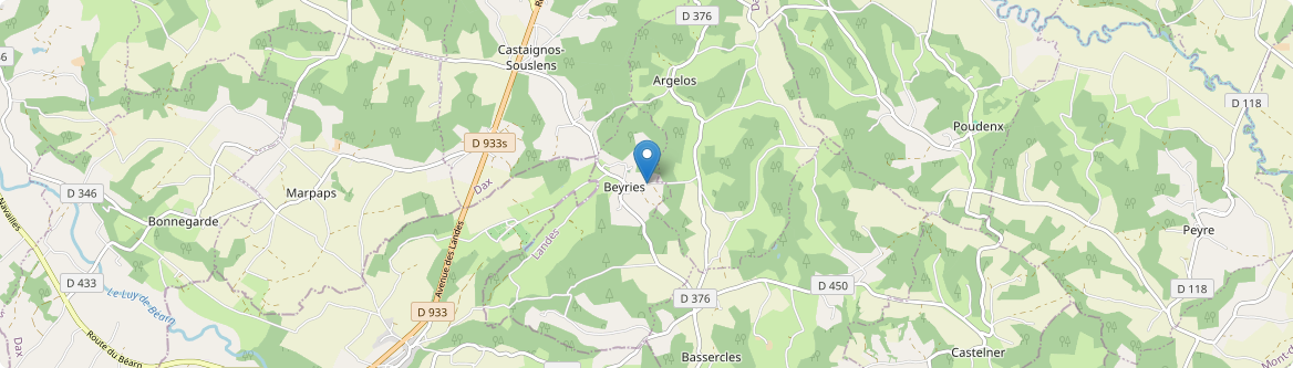 Beyries - Carte