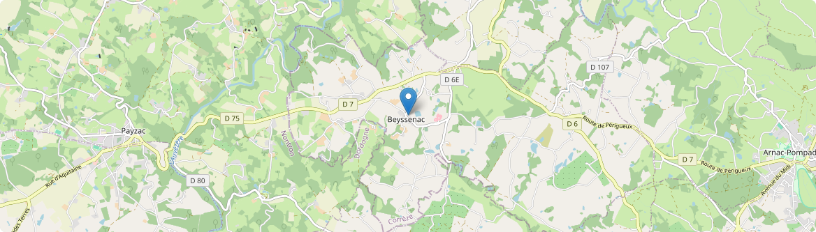 Beyssenac - Carte