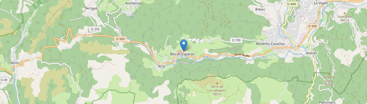 Bez-et-Esparon - Carte