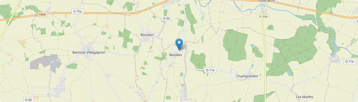 Bezalles - Carte