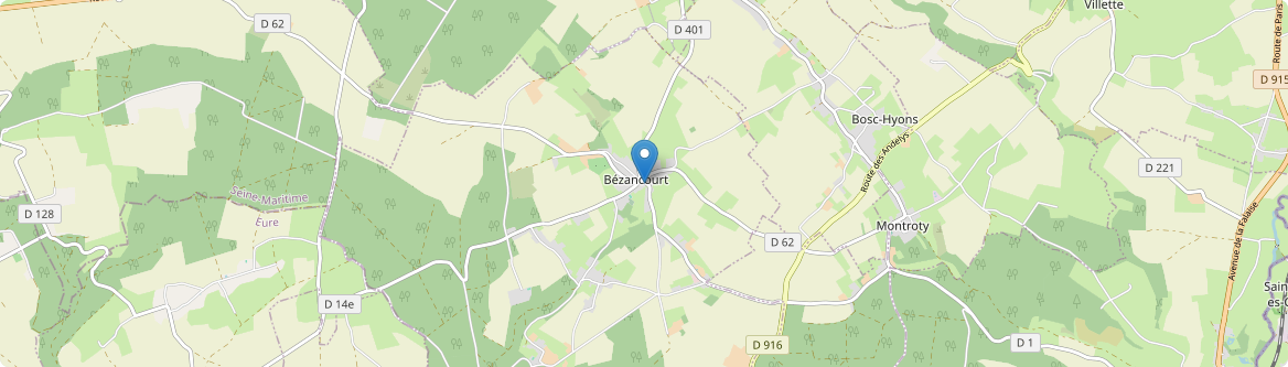 Bézancourt - Carte