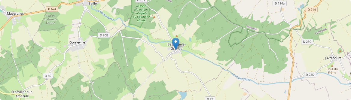 Bezange-la-Grande - Carte