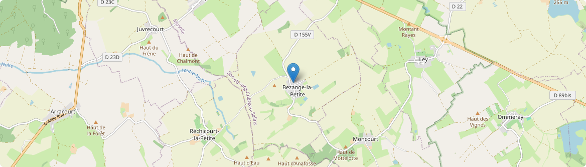 Bezange-la-Petite - Carte