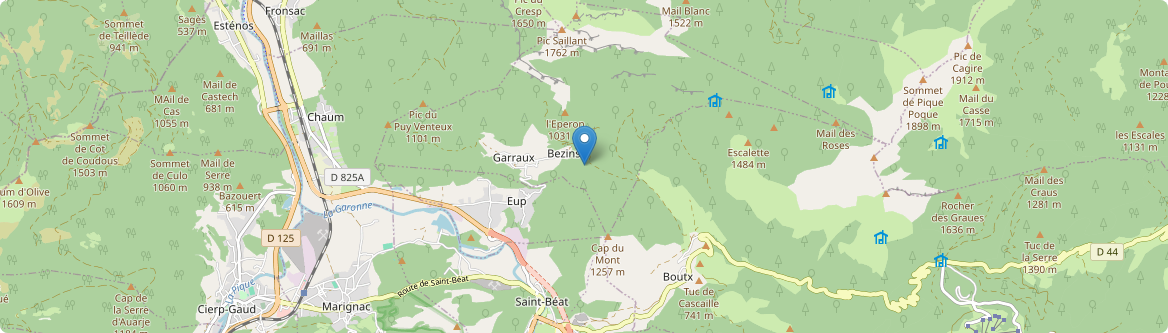Bezins-Garraux - Carte