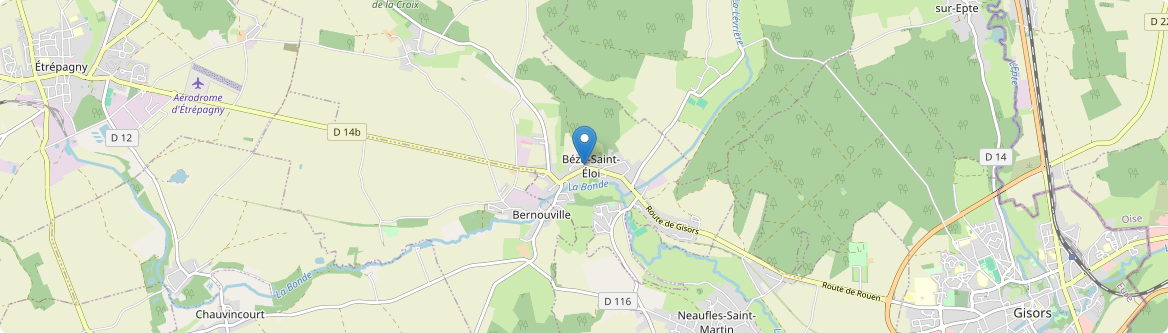 Bézu-Saint-Éloi - Carte