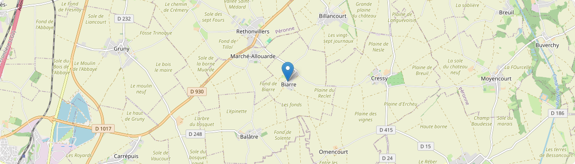 Biarre - Carte