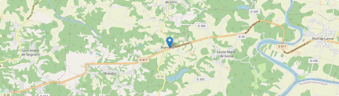 Biarrotte - Carte