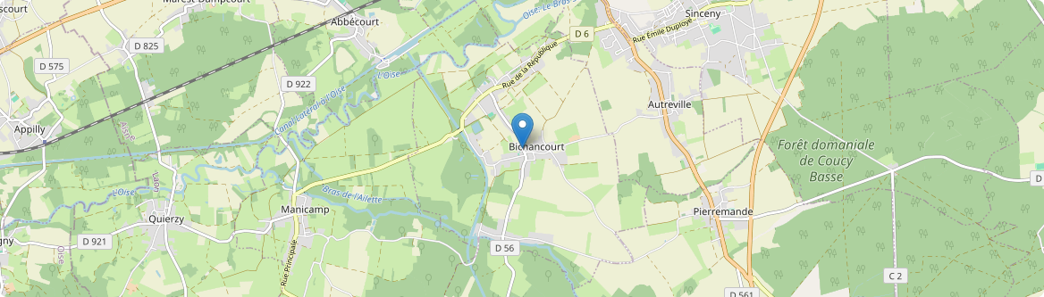 Bichancourt - Carte