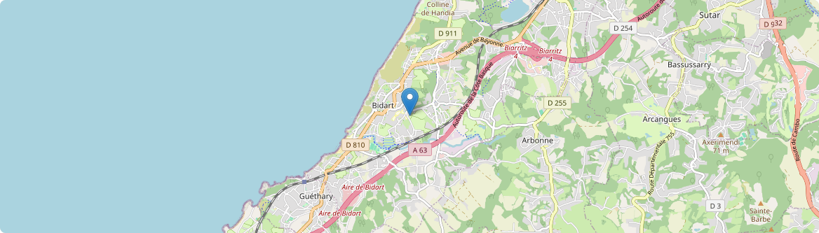 Bidart - Carte