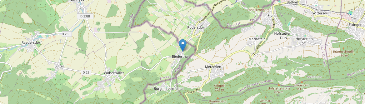 Biederthal - Carte
