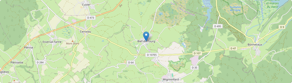Bief-du-Fourg - Carte