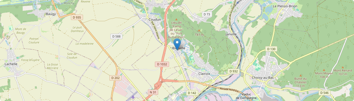 Bienville - Carte