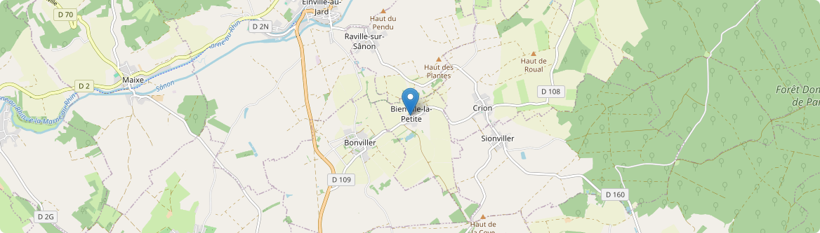 Bienville-la-Petite - Carte