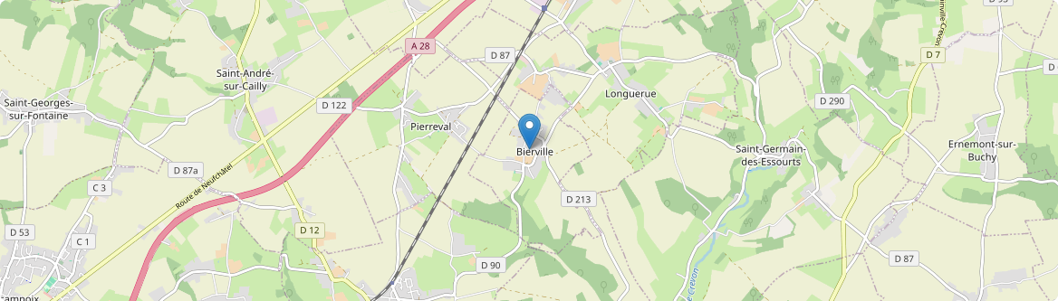 Bierville - Carte