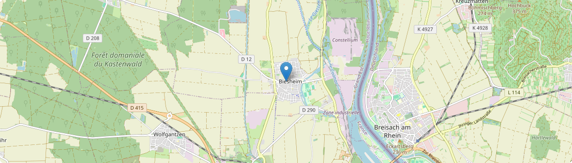 Biesheim - Carte