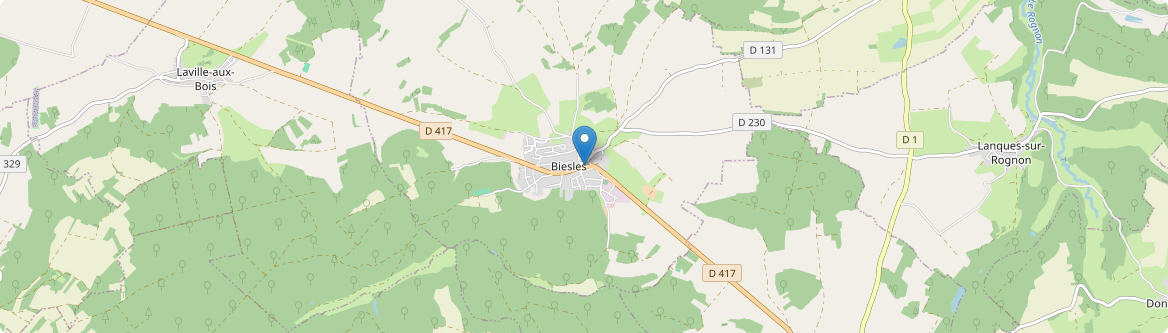Biesles - Carte