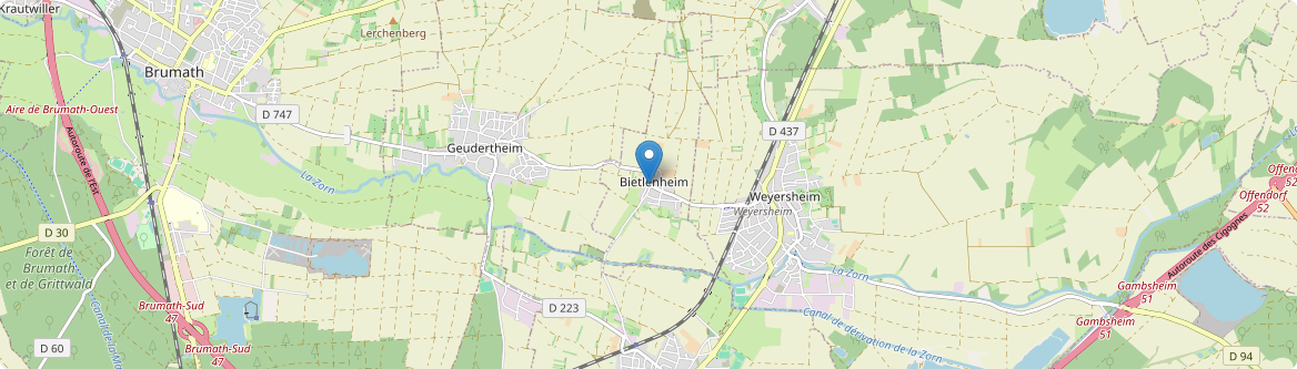 Bietlenheim - Carte