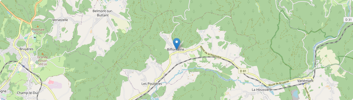Biffontaine - Carte