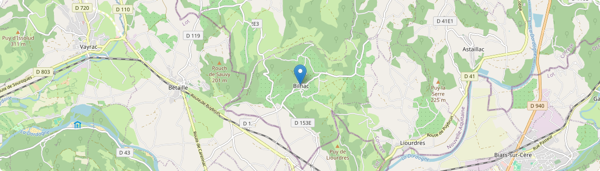 Bilhac - Carte