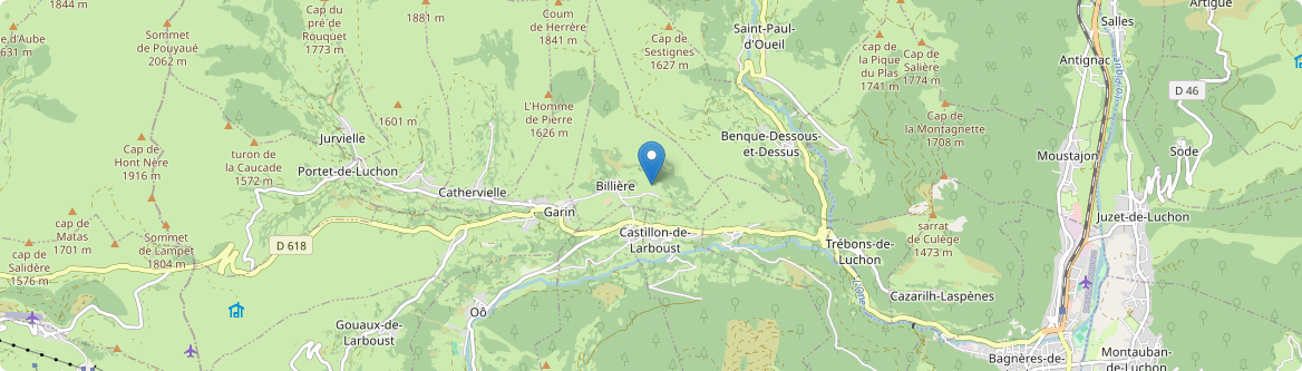 Billière - Carte
