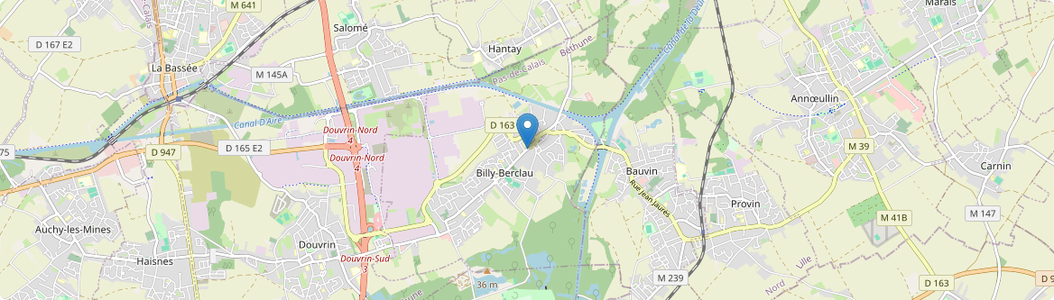 Billy-Berclau - Carte