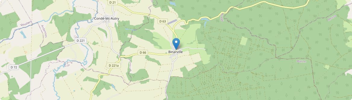 Binarville - Carte