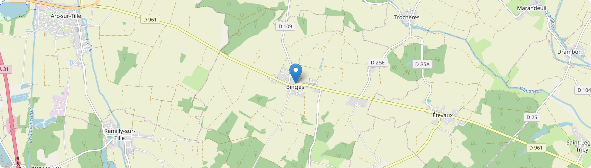 Binges - Carte