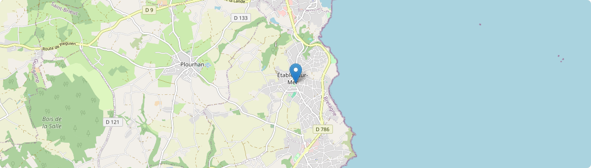 Binic-Étables-sur-Mer - Carte