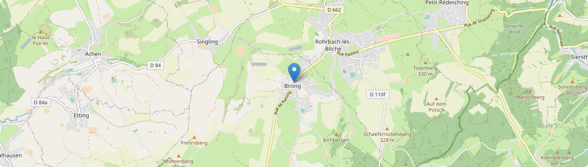 Bining - Carte