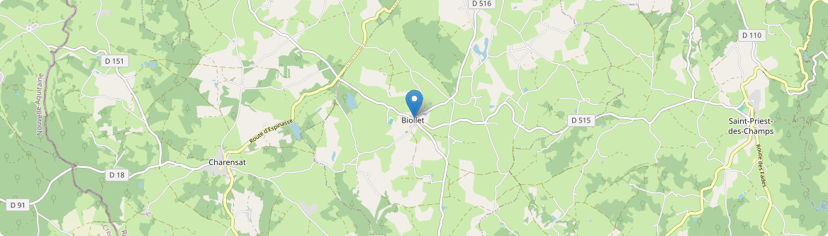 Biollet - Carte