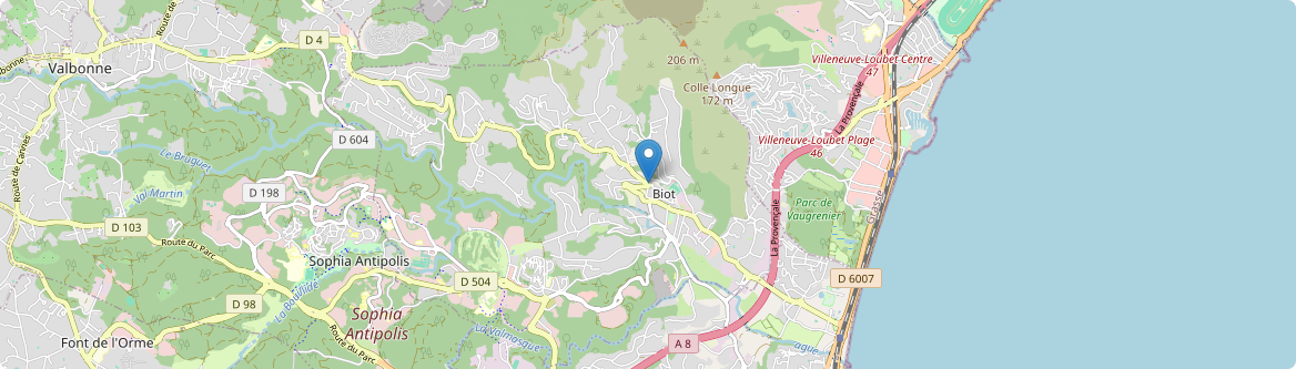 Biot - Carte