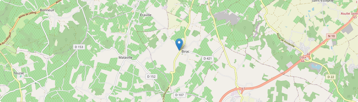 Birac - Carte