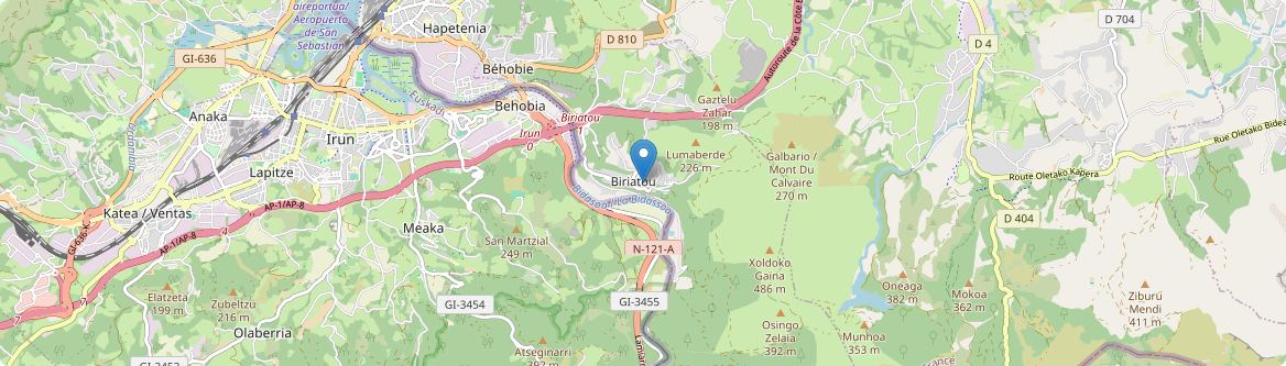 Biriatou - Carte