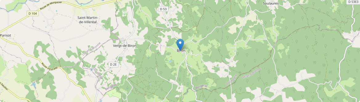 Biron - Carte