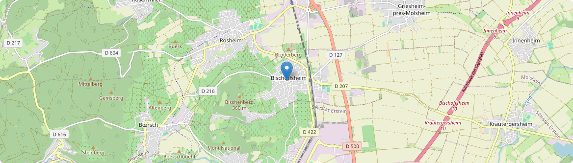 Bischoffsheim - Carte
