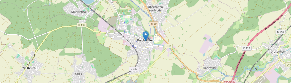 Bischwiller - Carte