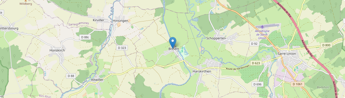 Bissert - Carte