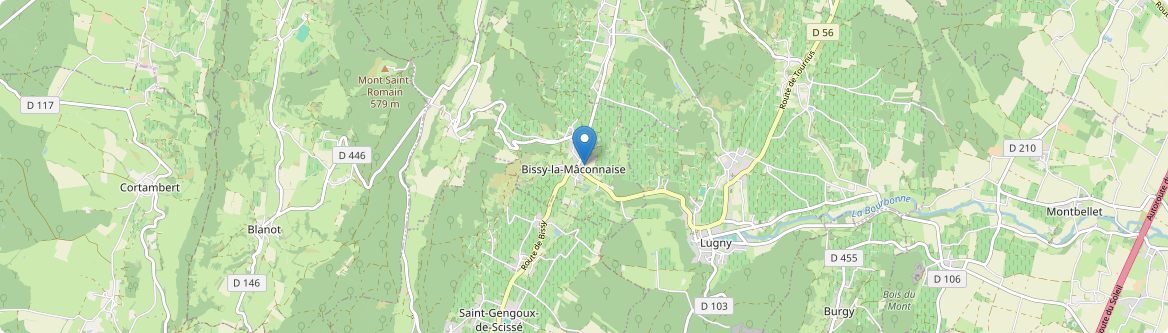 Bissy-la-Mâconnaise - Carte